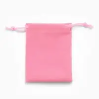 Мешочек бархатный, 7&times;9 см, розовый