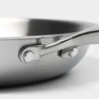 Сковорода 3Ply Hanna Kn&ouml;vell, d=30 см, h=5.5 см, толщина 2.2 мм, индукция, нержавеющая сталь, серебристая