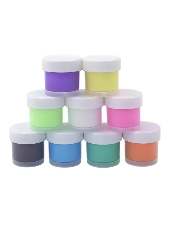 Краска по ткани акрил набор 9цв*15мл Луч (пастельные цвета)