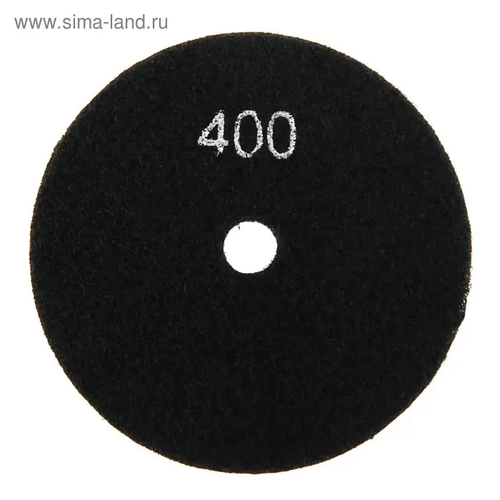 Алмазный гибкий шлифовальный круг ТУНДРА &laquo;Черепашка&raquo;, для мокрой шлифовки, 100 мм, № 400