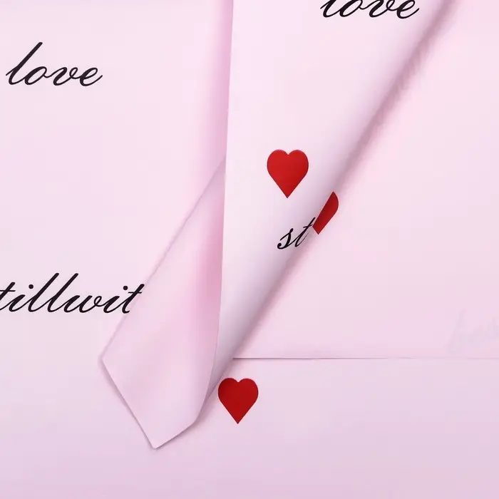 Пленка для цветов матовая, «Цветы с каймой», 58×58 см, сиреневый Пленка для цветов матовая, «Цветы с каймой», 58×58 см, сиреневый