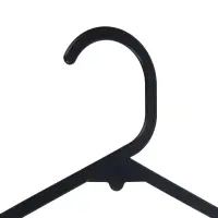 Вешалки для одежды тм VETTA, 5шт, пластик, 39,5х20,5х0,3см, пластик, цвет черный