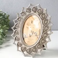 Фоторамка полистоун 10х15 см "Сплетение сердец" 20,7х1,9х24,9 см