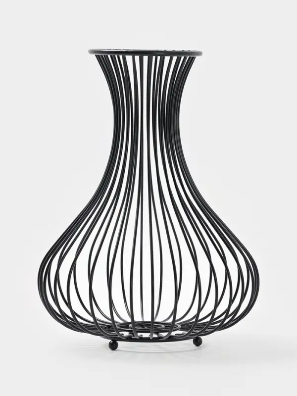 Корзина для пробок "Ваза Лофт", цвет черный