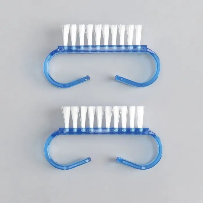 Щётки для маникюра/педикюра, 2 шт., 6.5×1.3 см, МИКС