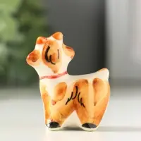 Фигурка фарфор &laquo;Козлик Иванушка&raquo;, 4.8 см, гжель, цветная, МИКС