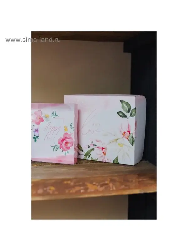 Кондитерская упаковка, коробка &laquo;С любовью&raquo; 17&times;20&times;6 см