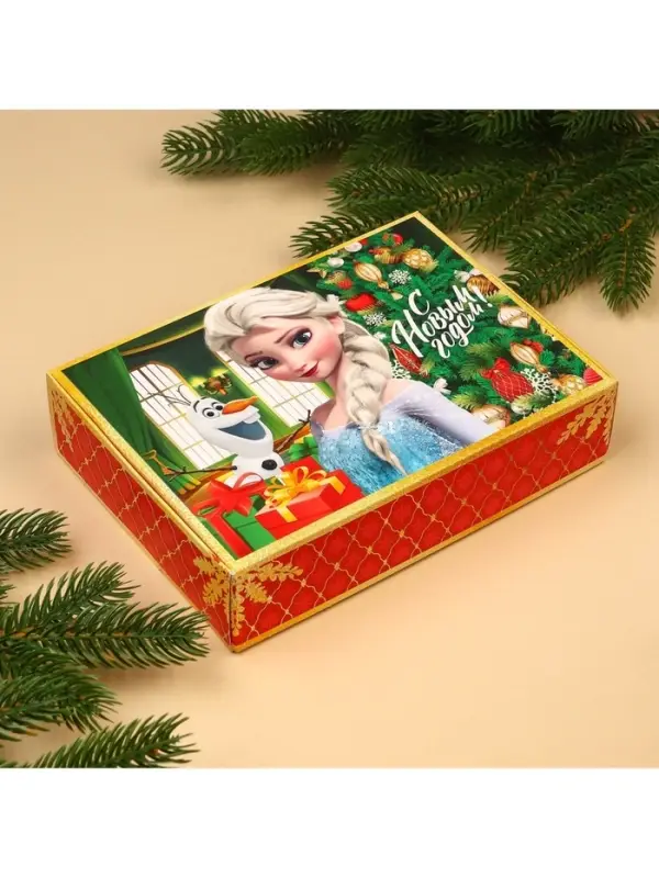 Коробка складная &laquo;С Новым годом&raquo;, 21&times;15&times;5 см