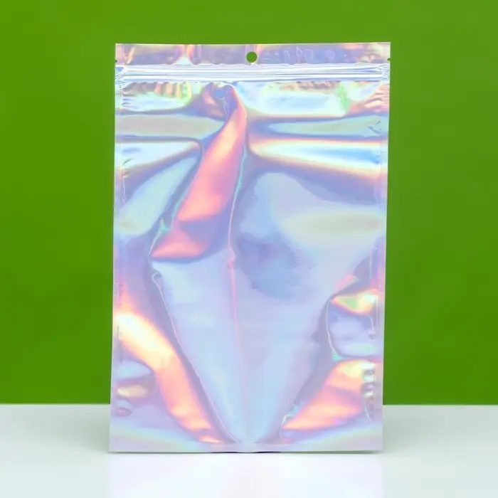 Пакет Zip-lock ПЭТ, иридисцентный, со сплошным окном, плоский, еврослот 20×30 см Пакет Zip-lock ПЭТ, иридисцентный, со сплошным окном, плоский, еврослот 20×30 см