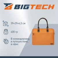 Сумка для ноутбука BigTech Bright 15.6 LB-BT-01OR, оранжевый