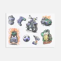 Стикерпак UV-DTF Thematic, 23 февраля