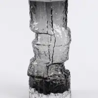 Ваза «Гоэтано», 30×13 см, стекло, чёрная