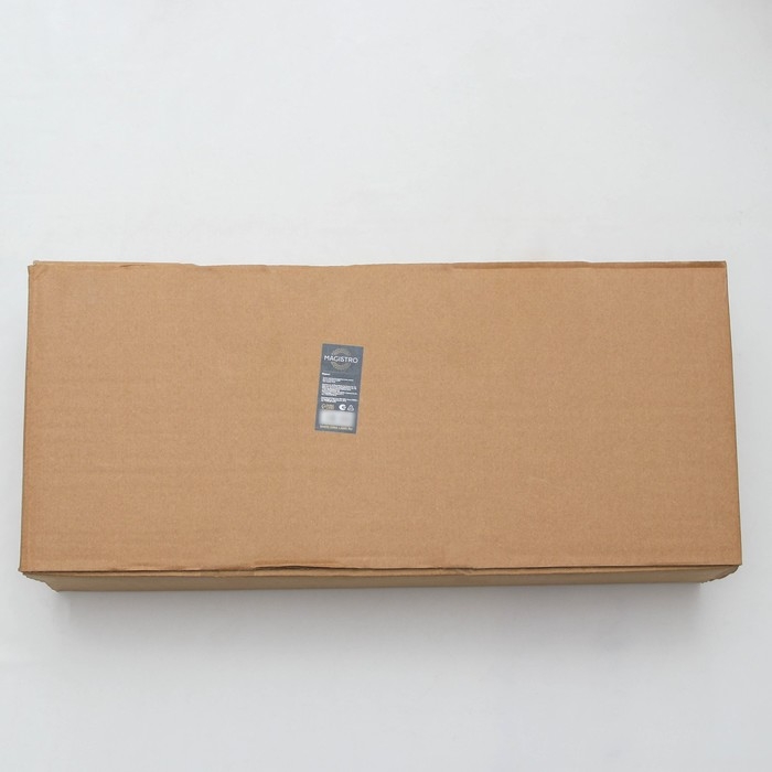 Мармит из жаропрочной керамики тройной Magistro «Бланш», 1,1 л, 26×16,5×6 см Мармит из жаропрочной керамики тройной Magistro «Бланш», 1,1 л, 26×16,5×6 см