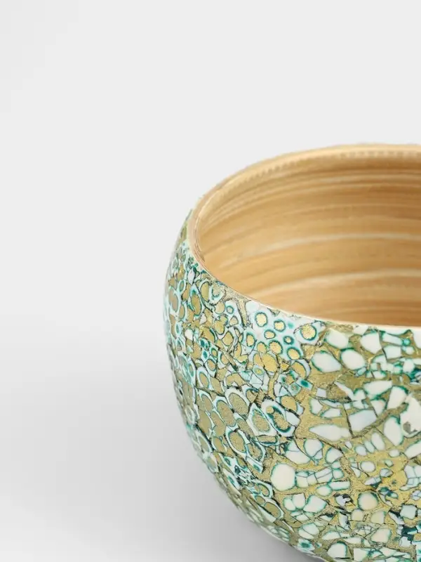 Ваза, 15&times;15&times;10.5 см, бамбук