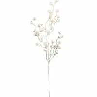 Ветка декоративная &laquo;Снежные грёзы&raquo; классик, 45&times;10 см, белая
