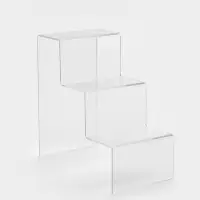 Подставка горка 3 ступеньки, 12&times;21&times;21 см, оргстекло 3 мм