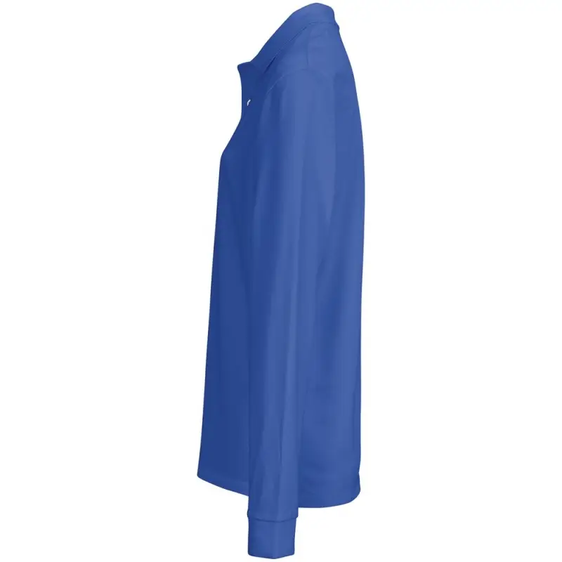 Рубашка поло унисекс с длинным рукавом Pacific LSL, ярко-синяя (royal), размер XS