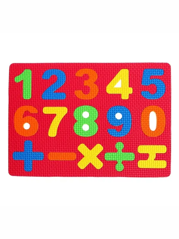 Коврик-пазл &laquo;Яркие цифры&raquo;, цвета МИКС