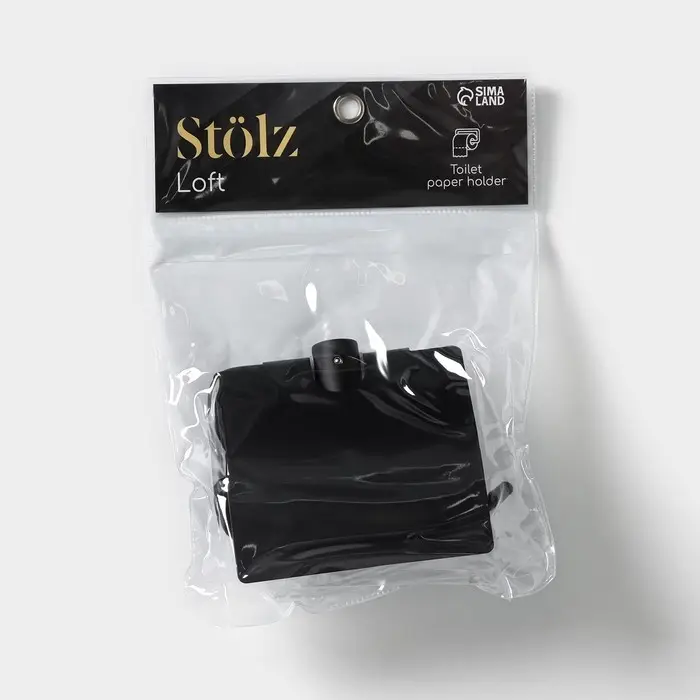Держатель для туалетной бумаги St&ouml;lz Loft basic, чёрный