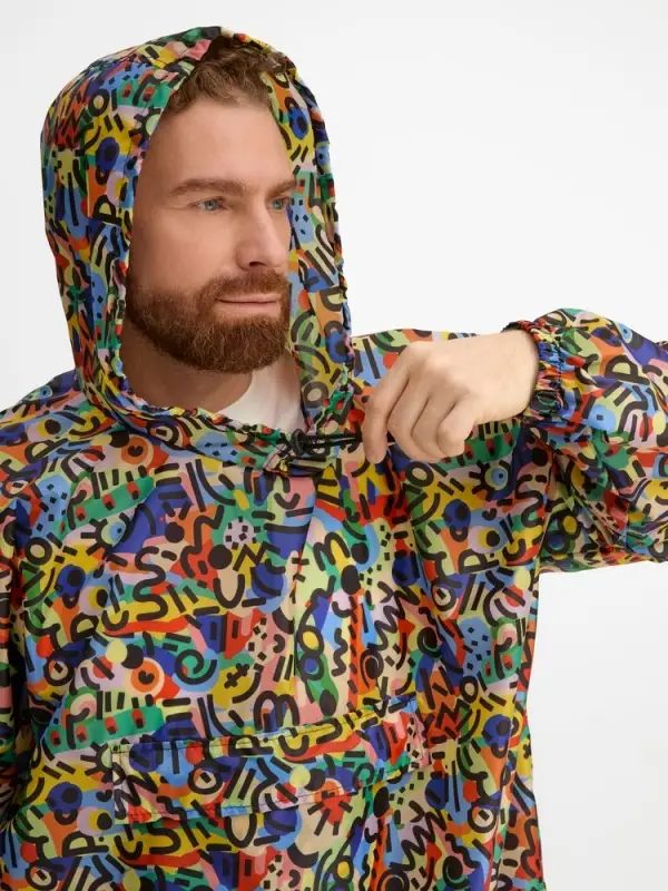 Дождевик-анорак Alatau с полной запечаткой на заказ Дождевик-анорак Alatau с полной запечаткой на заказ