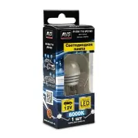 S122A T15/белый/(BA15S) 12SMD 2835 9-15V 1contact.(1156) коробка 1 шт