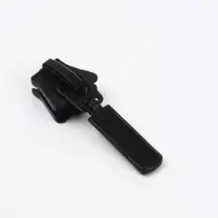 Бегунок для молнии &laquo;Трактор&raquo;, №8, автоматический, набор 10 шт., чёрный