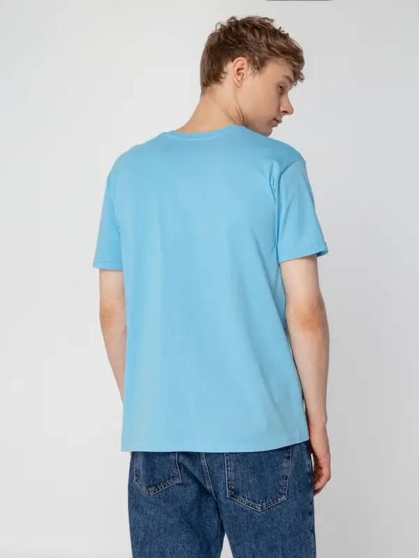 Футболка унисекс T-bolka 160, голубая, размер S Футболка унисекс T-bolka 160, голубая, размер S