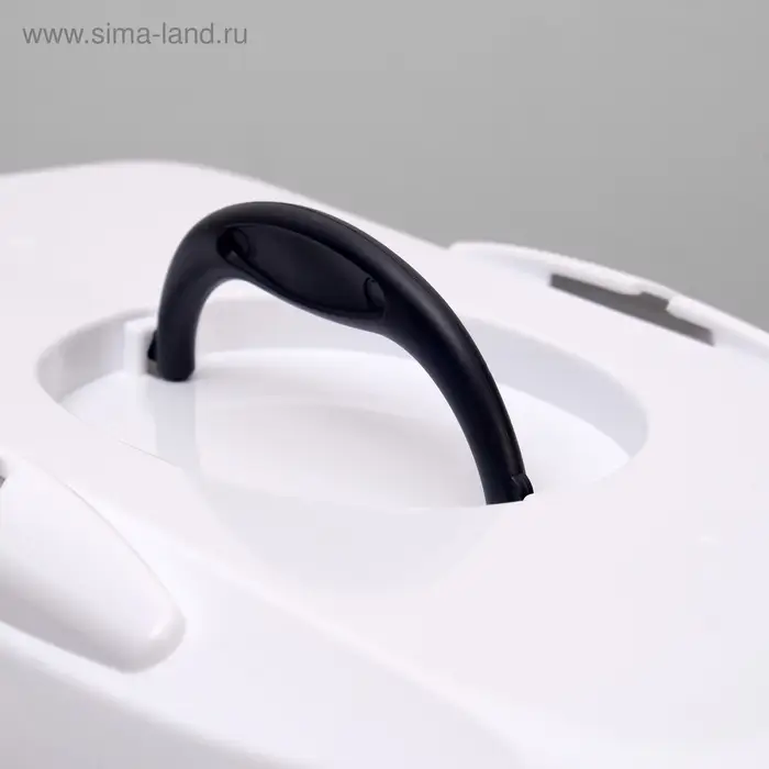 Переноска для животных до 12 кг &laquo;Пижон&raquo;, 49&times;33&times;32 см, металлическая дверь, пластик, белая, серая