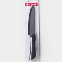 Нож кухонный керамический Black, лезвие 15 см, ручка soft-touch, чёрный