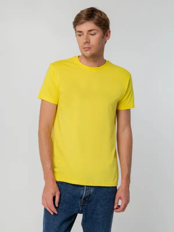 Футболка унисекс T-bolka 140, желтая, размер S Футболка унисекс T-bolka 140, желтая, размер S