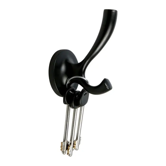 Крючок мебельный CAPPIO CONE, двухрожковый, цвет черный