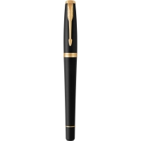 Ручка перьевая Parker Urban Muted Black GT 0,8мм,синий,подар.кор.,1931593