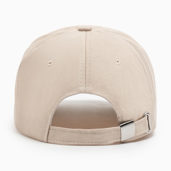 Кепка женская однотонная MINAKU цвет бежевый, р-р 58