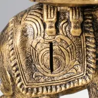 Копилка для денег &laquo;Слон счастья&raquo;, бронза, 27&times;25&times;13 см