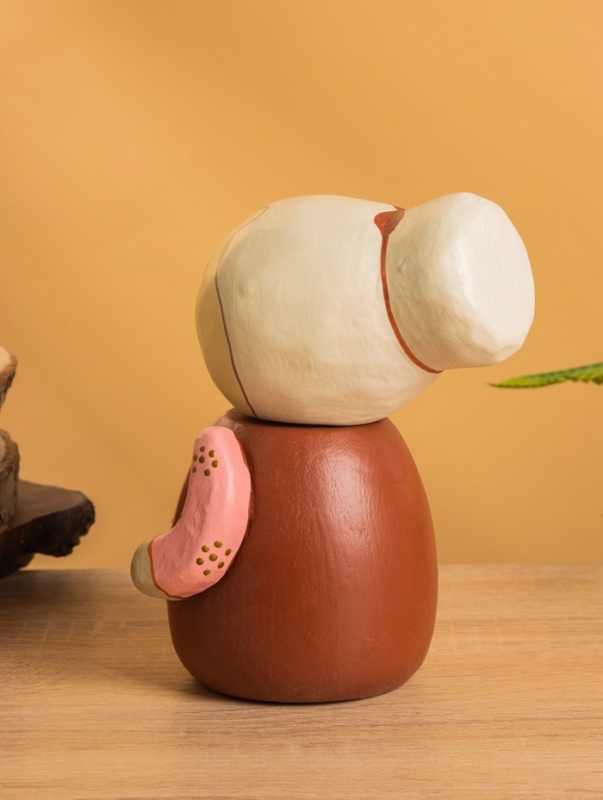 Деревянная кукла кокеши «Бабушка Юки», 11×11×16 см Деревянная кукла кокеши «Бабушка Юки», 11×11×16 см