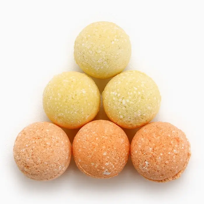 Бомбочки для ванны &laquo;Тепла и уюта в Новом году&raquo;, 6&times;20 г, аромат имбирный пряник, Чистое счастье