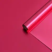 Пленка для цветов и букетов &laquo;Глянец&raquo;, рубиновый, 58 см &times; 5 м