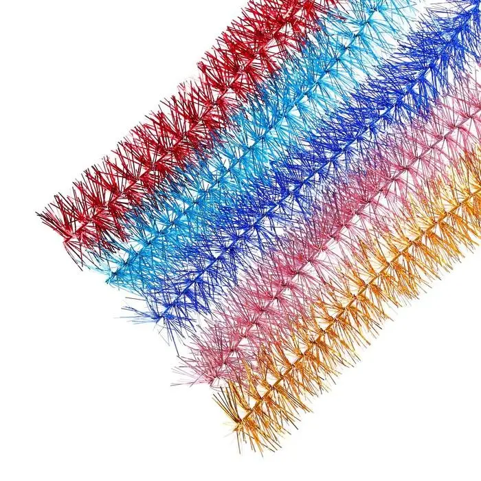 Мишура новогодняя «Ёжик» d-3,5 см, L-200 см, МИКС Мишура новогодняя «Ёжик» d-3,5 см, L-200 см, МИКС