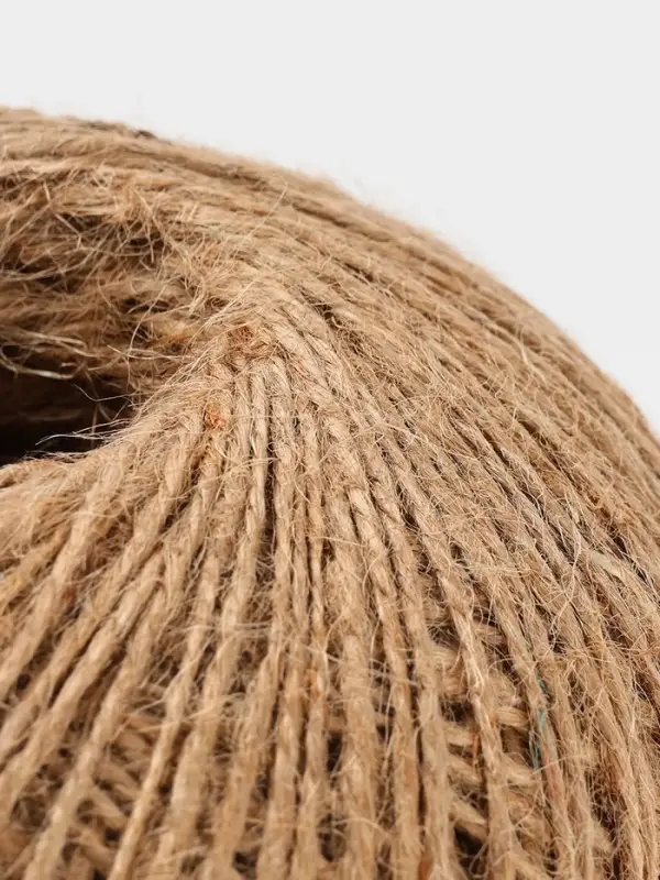 Шпагат джутовый Доляна, двухниточный, 1.12 ктекс, 500 м