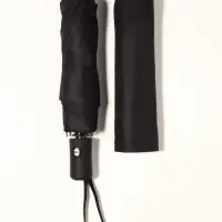 Зонт автоматический Black, 3 сложения, 8 спиц, R=48/55 см, d=96 см, чёрный