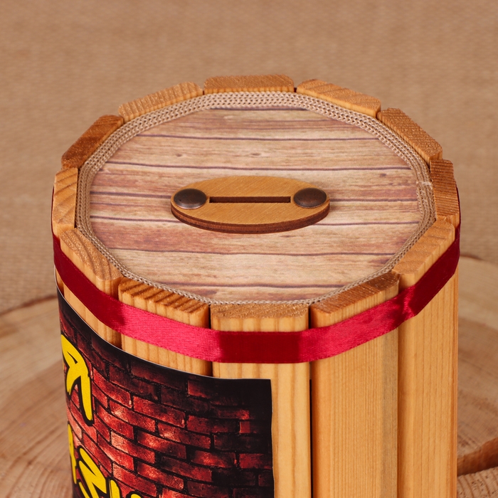 Бочка-копилка Бочка-копилка "Царская казна", 14х12х12 см