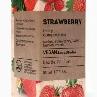 Парфюмерная вода женская Vegan Love Studio Strawberry, 50 мл (аромат земляники)