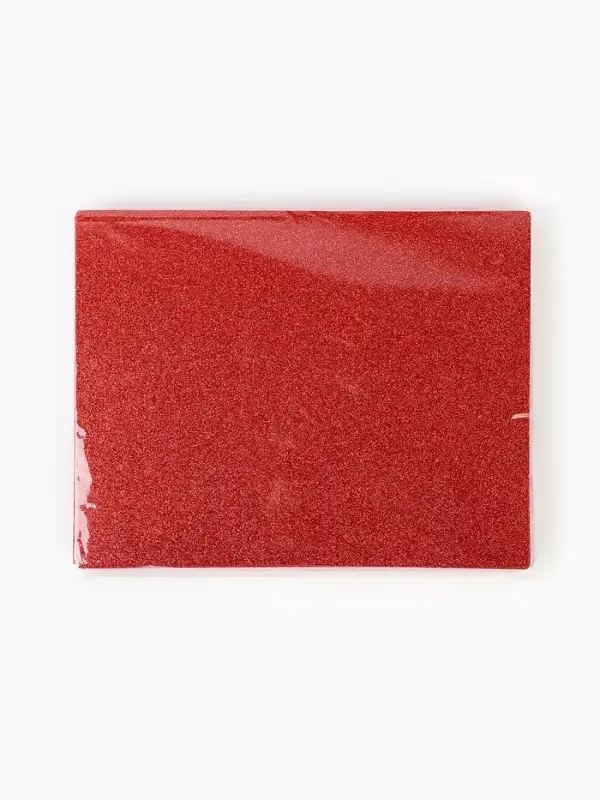 Фоамиран Фоамиран "Красный блеск" 2 мм, формат А4, набор 10 листов