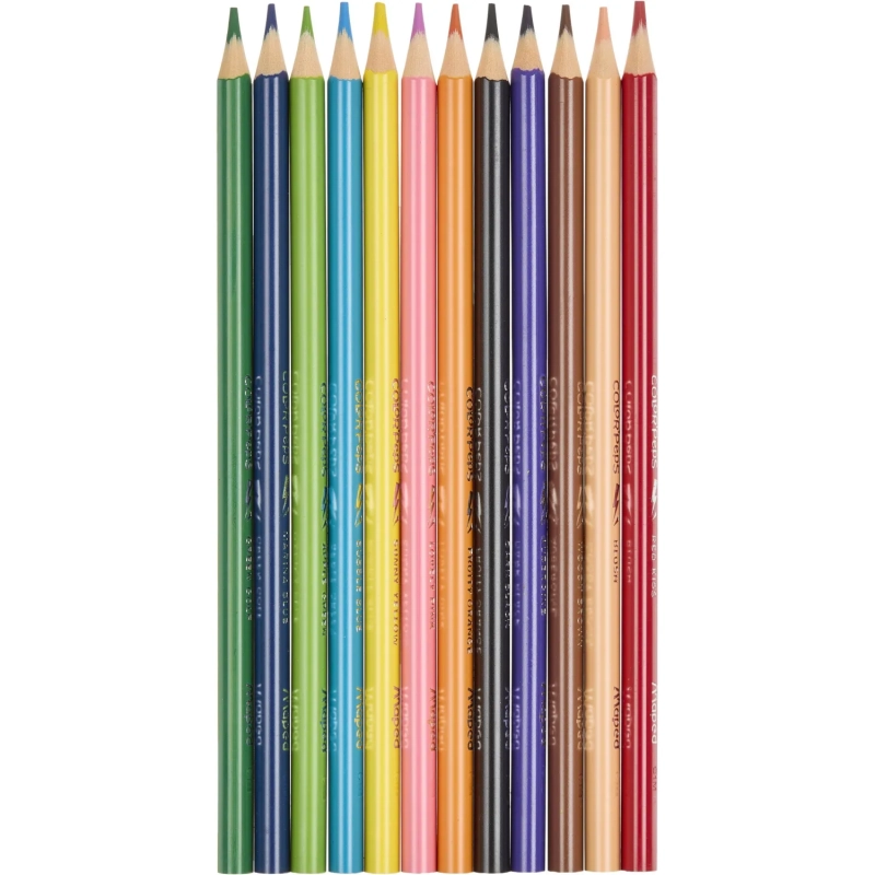 Карандаши цветные Maped COLOR'PEPS трехгранные,пластик,12цв/наб,862702