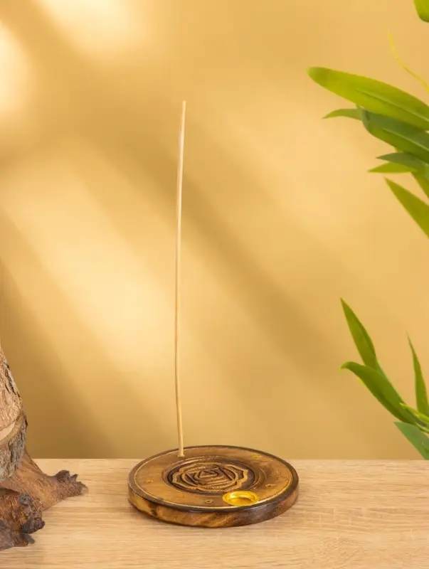 Подставка под благовония  Подставка под благовония "Чакра" дерево 10 см