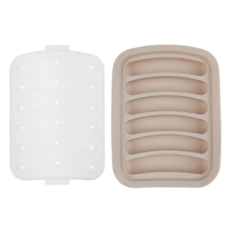 VETTA Форма для выпечки с крышкой 17х13см для сосисок, колбасок, кебабов, силикон