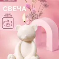 Свеча "Плюшевый Мишка" 6х6х9 см, соевый воск МИКС Свеча "Плюшевый Мишка" 6х6х9 см, соевый воск МИКС