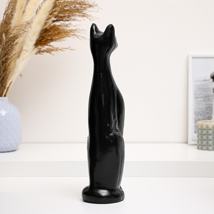 Фигура Фигура "Кошка Египетская №1" малая черная глянцевая 10х10х31см