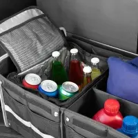 Органайзер в багажник с сумкой-холодильником Arranger, черный с серым Органайзер в багажник с сумкой-холодильником Arranger, черный с серым