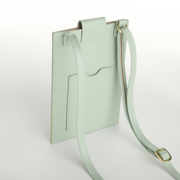 Сумка женская, кросс-боди, на магните, цвет зелёный